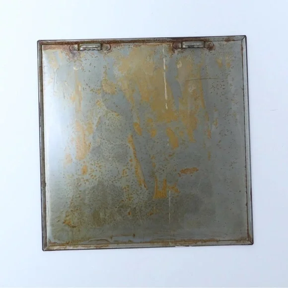 Set of 2 metal plaques Home Wall Decor French Dessert Retro Vintage Distressed - Picture 9 of 9